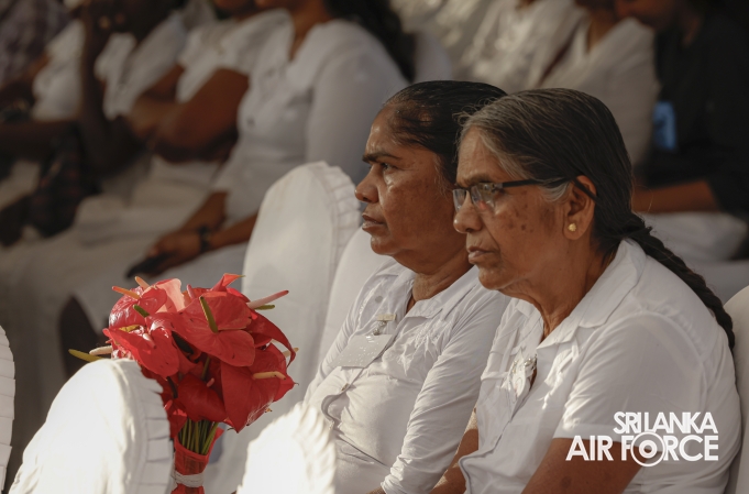 SLAF FALLEN WAR HEROES HONOURED AT THE WAR HEROES MONUMENT SLAF TRADE TRAINING SCHOOL, EKALA